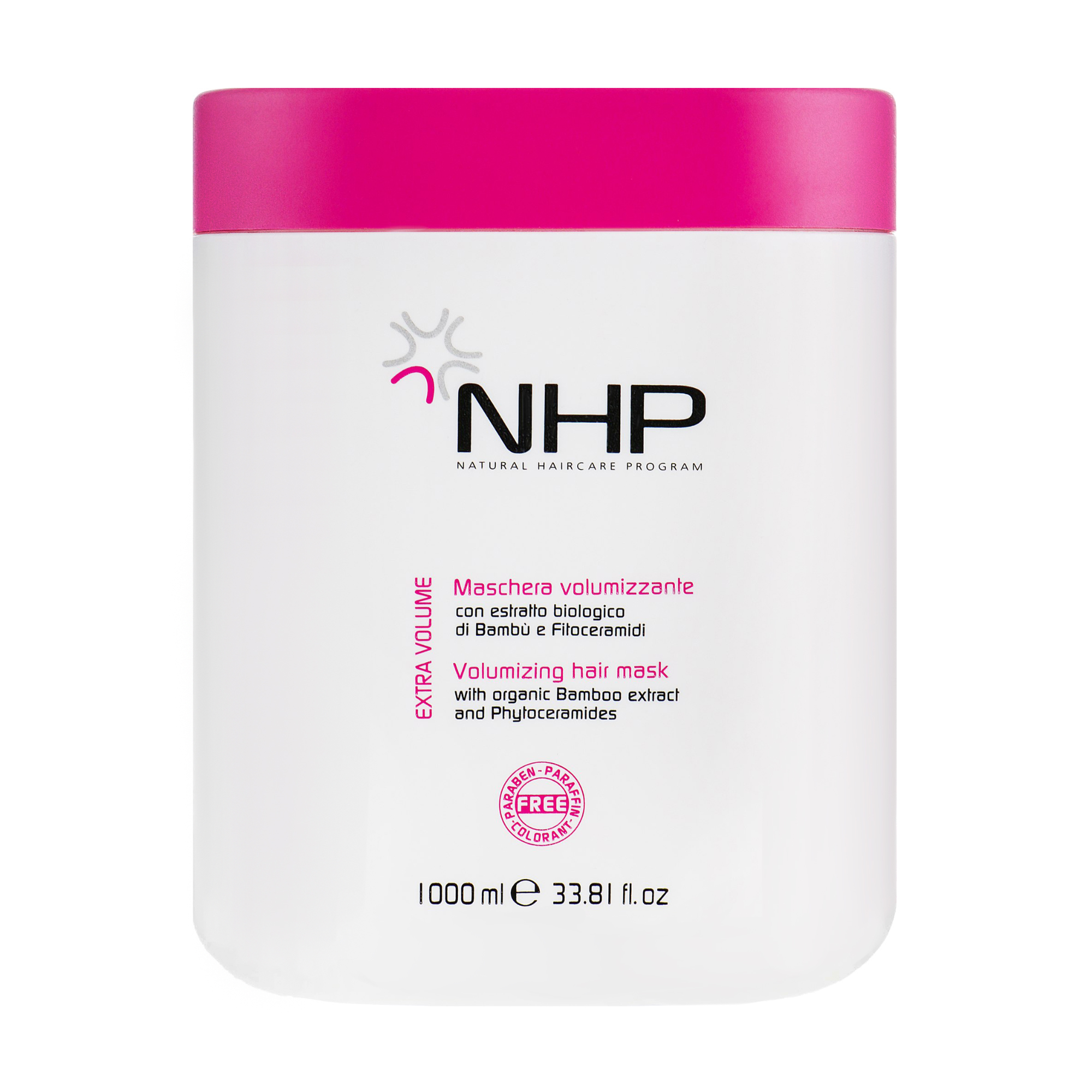 Маска для об'єму волосся NHP Extra Volume Volumizing Hair Mask, 1 л